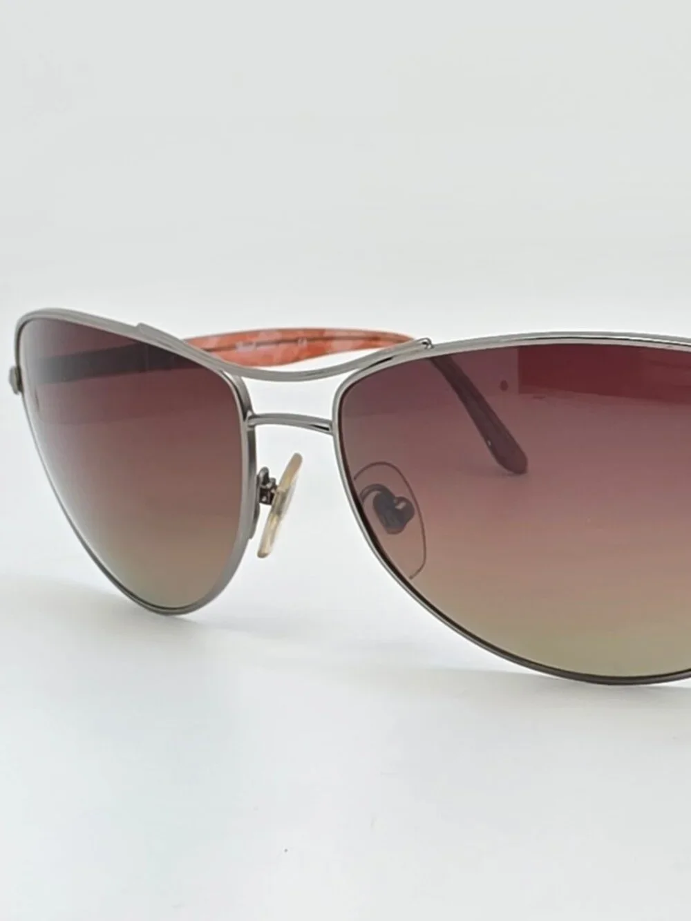 Persol 2376-S 939/51 Gunmetal Frame Polarized Brown Lens Aviator Sunglasses 63mm
